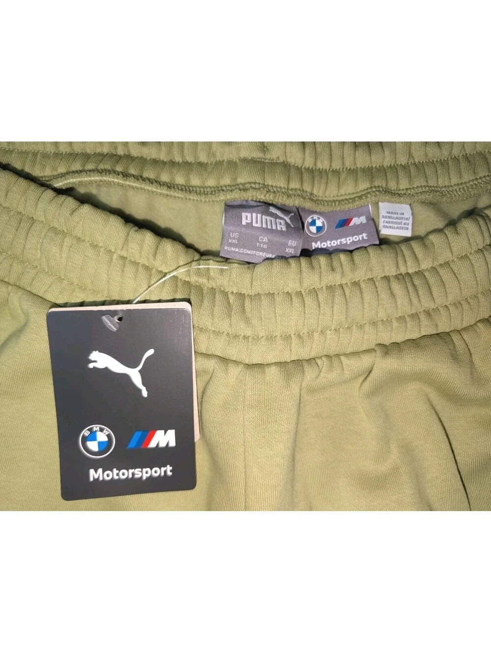 Puma Bmw MotorSport Sweatpants Green XXL